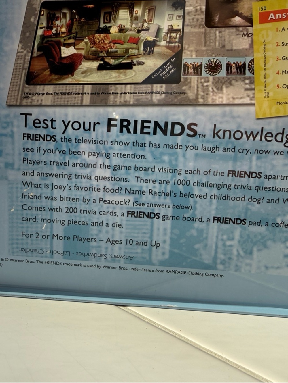 FRIENDS Trivia Board Game Collectors Cardinal Games TV Show 90s Y2K - Picture 13 of 13